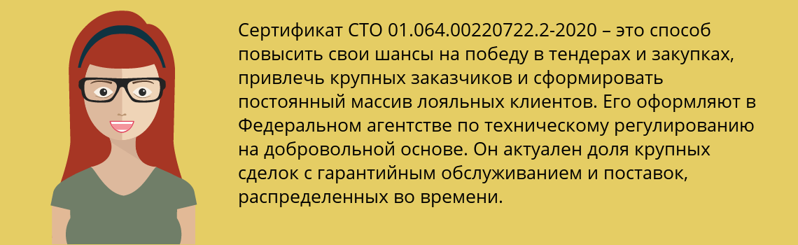 Получить сертификат СТО 01.064.00220722.2-2020 в Мурманск